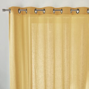 Λινή κουρτίνα μεγάλης διάστασης με κρίκους, ONEGA