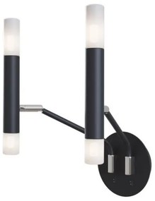 Απλίκα Φωτιστικό Τοίχου Μαύρο Vigo MOD620WL-04B Maytoni-MOD620WL-04B-Μαύρο-Λευκό MOD620WL-04B