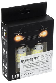 GloboStar® 81476-B Λάμπες Αυτοκινήτου LED 1156 - BA15S - P21W 3rd Generation Can-Bus Extreme Series 150xSMD2016 28W 3360lm 360° DC 12-16V IP20 Φ2.1 x Υ5.5cm Ψυχρό Λευκό 6000K - Σετ 2 Τεμαχίων σε Box