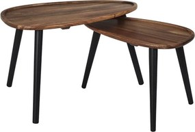 ΤΡΑΠΕΖΆΚΙΑ ΣΑΛΟΝΙΟΎ ACACIA TRIANGLE NESTING TABLE X2 HD0291