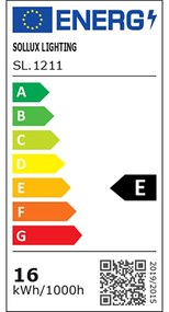 Φωτιστικό οροφής Ozzy 9,9xLED/16w, Χρώμα μαύρος