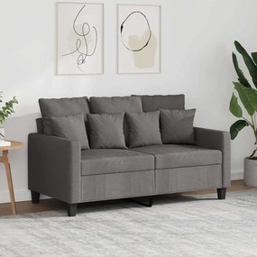 vidaXL Καναπές Διθέσιος Taupe 120 εκ. Υφασμάτινος