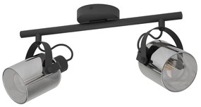 Φωτιστικό Σποτ Eglo 99053 BERREGAS Μαύρο Ματ (Black Mat)|Χρώμιο (Chrome)