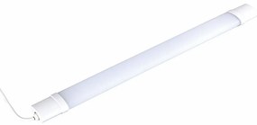 Γραμμικό Φωτιστικό Tete6040 60W 4000K 5420lm White Aca Πλαστικό