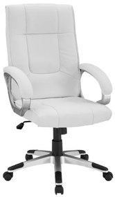 ΚΑΡΕΚΛΑ ΓΡΑΦΕΙΟΥ CHANDER HM1092.02 ΛΕΥΚΗ 63x66x116 εκ.