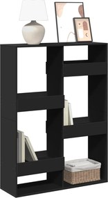 vidaXL Βιβλιοθήκη Μαύρη 100x33x135 εκ. από Επεξεργασμένο Ξύλο