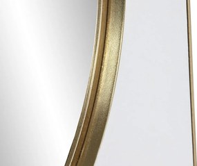 Τοίχο καθρέφτη Home ESPRIT Λευκό Χρυσό Σίδερο Καθρέφτης 100 x 4 x 100 cm