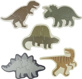 Σετ 5 Παζλ Α Little Lovely Company Dinosaurs PGPUDI06
