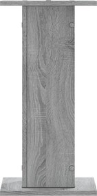 vidaXL Βάσεις Ηχείων 2 Τεμ. Γκρι Sonoma 30x30x60εκ. Επεξεργασμένο Ξύλο