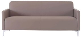 STYLE Καναπές Σαλονιού Καθιστικού, 2Θέσιος, Pu Cappuccino K/D   1τμχ