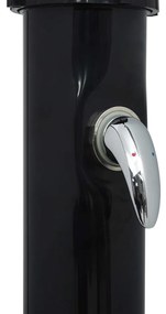 vidaXL Ντους Ηλιακό Μαύρο 214 εκ. 20 Λίτρων