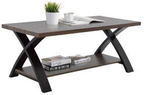 Τραπεζάκι σαλονιού ZAKI Καρυδί - Μελί 110X55X45 εκ. 110x55x45 εκ.