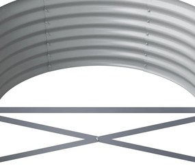 vidaXL Ζαρντινιέρα Καφέ 620x80x36 εκ. Γαλβανισμένος χάλυβας