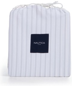 Παπλωματοθήκη Υπέρδιπλη (Σετ 220x240) Nautica By Nef-Nef Homeware Nau Coast Γκρι,Λευκό