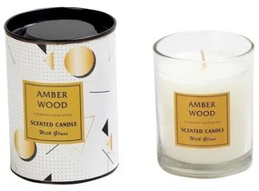 Αρωματικό Κερί σε Βάζο Amber Wood 230gr
