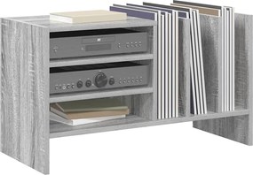 vidaXL Ντουλάπι δίσκων βινυλίου Γκρίζο Σονομα 78,5 x 35 x 45 εκ