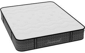 Στρώμα Diamond pakoworld pocket spring+ gel memory foam 25-27cm 160x200εκ