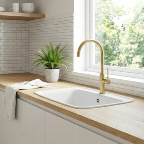 Sanitec Classic 313 (58×50) - Γρανιτένιος νεροχύτης - Granite GREY