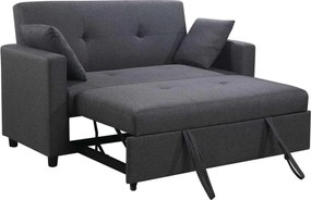 Καναπές IMOLA 2θέσιος-Κρεβάτι Ύφασμα Σκ.Γκρι