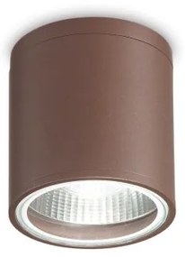 Σποτ Φωτιστικό Οροφής 1xGU10 Καφέ ΙΡ55 Gun 163666 Ideal Lux 163666