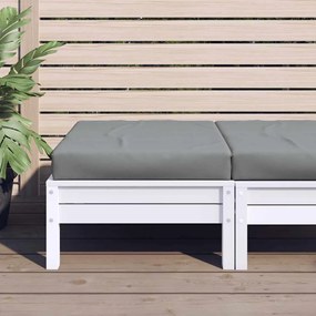 vidaXL Μαξιλάρι Παλέτας Γκρι 60x60x9,5 εκ. Ύφασμα Oxford