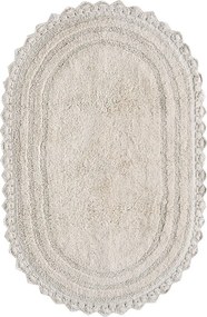 Πατάκι Μπάνιου Οβάλ (70x110) Kentia Loft Mack 26 Ecru