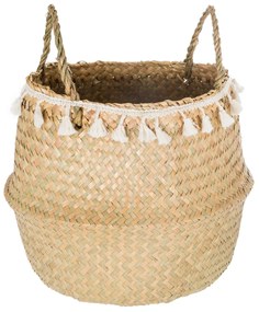 Καλάθι Αποθήκευσης (Φ30x28) A-S Pompoms White 157095