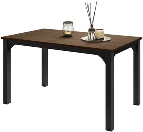 Επεκτεινόμενο τραπέζι Focus -Tobacco-Μήκος: 140 εκ.