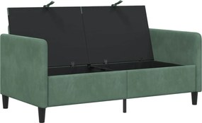 vidaXL Καναπές με Αποθήκευση Θαλασσί 152 x 78 x 87 εκ Πολυεστέρας