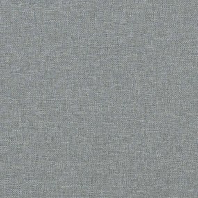 vidaXL Υποπόδιο Ανοιχτό Γκρι 60 x 50 x 41 εκ. Υφασμάτινο