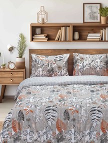 Σετ Πάπλωμα CANOPY Καφέ Σετ πάπλωμα γίγας (King Size): 240 x 260 + 2 μαξιλαροθήκες 52 x 72 εκ. MADI