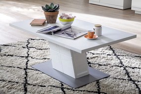 Hime Τραπεζάκι Σαλονιού Λευκό 110x65x45