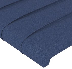 vidaXL Κεφαλάρια Κρεβατιού 2 τεμ. Μπλε 90x5x78/88 εκ. Υφασμάτινο