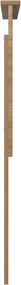 vidaXL Κεφαλάρι με κεφαλάρι Artisan Oak 100 cm Επεξεργασμένο ξύλο