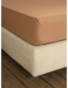 Σεντόνι Μονό Με Λάστιχο Unicolors Latte 100x200+32 - Nima Home