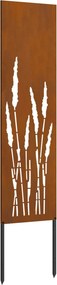 vidaXL Οθόνη Ιδιωτικότητας Κήπου Σκ rusty 32 χ 140 εκ