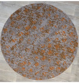 Χαλί Fusion Heritage Scottis 5614-HSC33B Round Rust-Grey Angelo 200X200cm Round