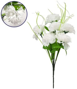 Διακοσμητικό Μπουκέτο Γαρύφαλλα 09074 20x20x35cm Green-White GloboStar Plastic