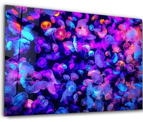 Πίνακας Γυάλινος 672BRS1949 110x70cm Multi Wallity Οριζόντιοι Glass