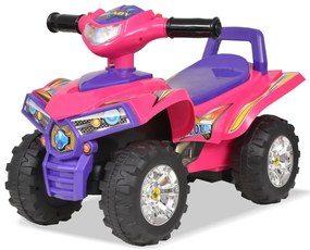 Γουρούνα ATV Παιδική Ηλεκτροκίνητη με Ήχο και Φως Ροζ / Μοβ
