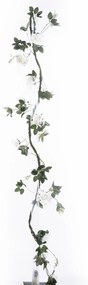 Supergreens Τεχνητή Γιρλάντα Τριαντάφυλλο Garden Λευκή 240 εκ