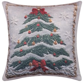 Χριστουγεννιάτικη Μαξιλαροθήκη (45x45) Silk Fashion ks2026-10