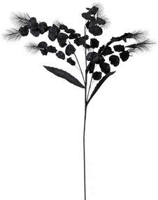 Κλαδί Με Φύλλα Μαύρο 120εκ. Zen Collection 25.13.51639