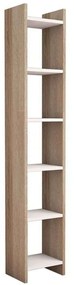 Βιβλιοθήκη Darco 197-000195 28,6x22x160cm Oak-White