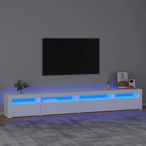 vidaXL Έπιπλο Τηλεόρασης με LED Λευκό 270 x 35 x 40 εκ.