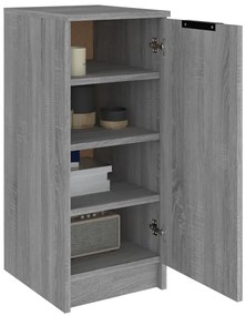 vidaXL Παπουτσοθήκη Γκρι Sonoma 30x35x70 εκ. από Επεξεργασμένο Ξύλο
