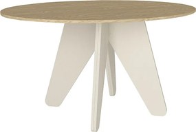 Τραπέζι Rebel Megapap χρώμα rota oak - sandstone 150x90x75εκ.