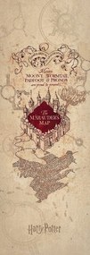 Εκτύπωση τέχνης Harry Potter - Χάρτης Marauder's, (64 x 180 cm)