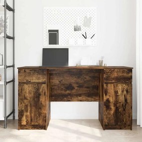 vidaXL Γραφείο Καπνιστή δρυς 140 x 49 x 76 εκ. Επεξεργασμένο ξύλο