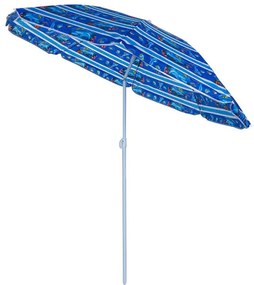 Ομπρέλα παραλίας Muhler U5037 651449, 180x180 cm, Χωρίς βάση, Βραχίονας σπασίματος, 8 πλευρές, Ποικιλία